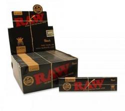 RAW CLASSIC BLACK KING SIZE SLIM ロウ クラシック ブラック キングサイズ スリム （極薄）