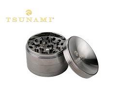 TSUNAMI Dry Herb  グラインダー 4part 63mm アルミ製 ガンメタル