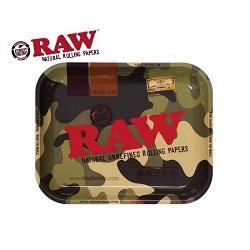 RAW Metal Rolling Tray Large CAMO - ロウ メタルローリングトレイ カモ（ラージ）345mm×275mm