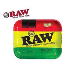 RAW Metal Rolling Tray Large RASTA - ロウ メタルローリングトレイ ラスタ（ラージ）345mm×275mm