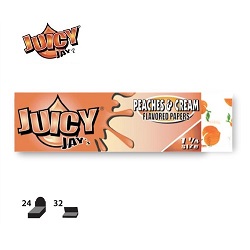 JUICY JAY'S PEACHES & CREAM 1 1/4 - ジューシージェイズ ピーチ&クリーム / フレーバーペーパー 香付き