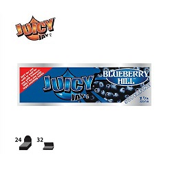 JUICY JAY'S BLUEBERRY HILL ULTRA FINE 1 1/4 - ジューシージェイズ ブルベリーヒル（極薄） フレーバーペーパー 香付き
