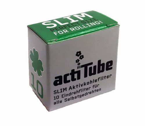 actiTube/アクティチューブ/TUNE/活性炭フィルター 10個/SLIM