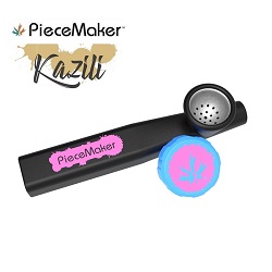 PieceMaker（PMG）Kazili - ピースメーカー シリコンパイプ（Synthwave Black）