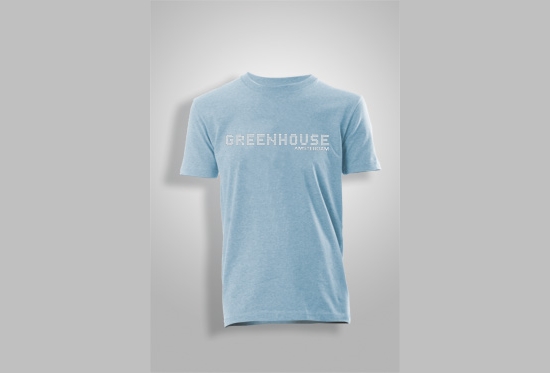 Green House dots Bule T-Shirt