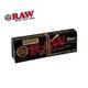 RAW CLASSIC BLACK CONNOISSEUR 1 1/4+TIPS - ¥í¥¦ ¥¯¥é¥·¥Ã¥¯ ¥Ö¥é¥Ã¥¯ ¥³¥Ë¥µ¡¼ ¥Á¥Ã¥×ÉÕ¤